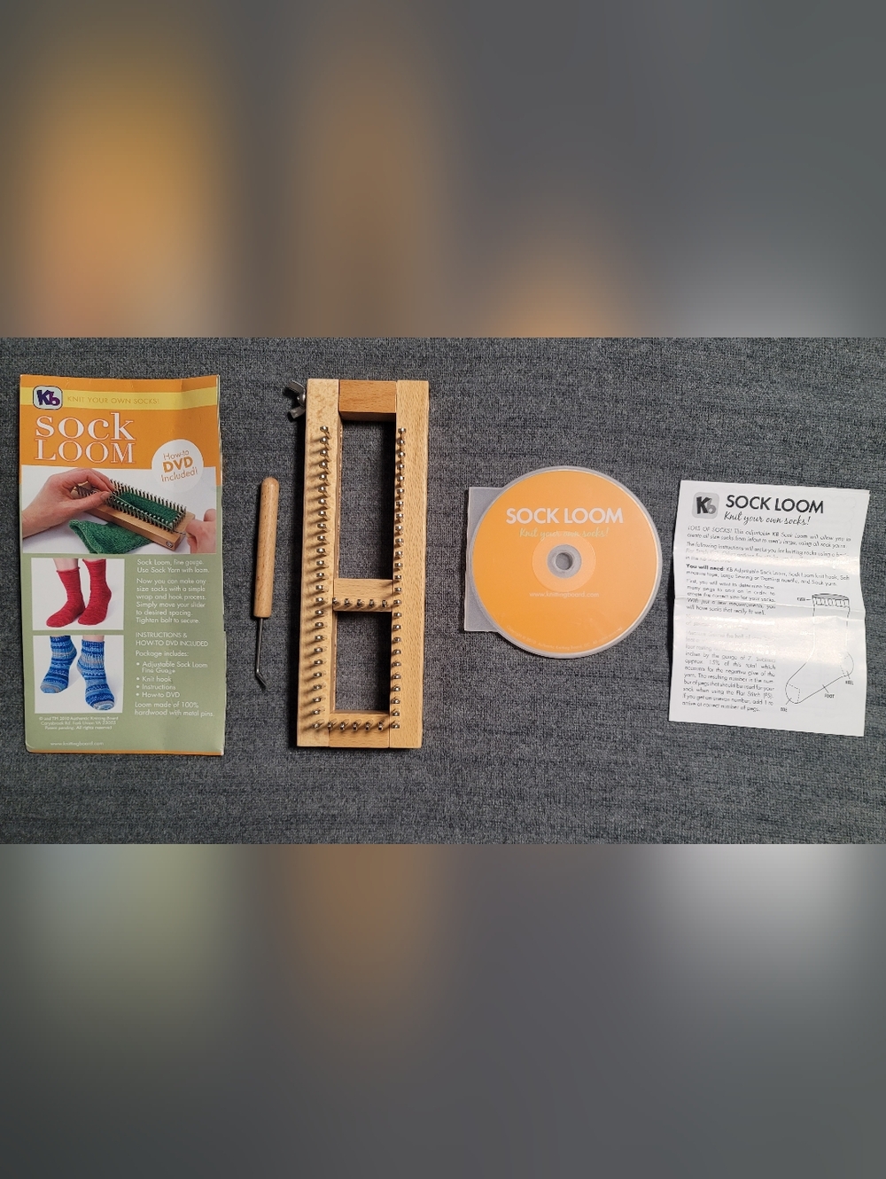 KnitPro K6 Sock Loom Fine Gauge in Orange - Picture 2 of 3
